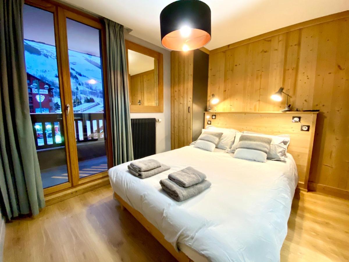 L'Ecrin Alpin - Somptueux 4 Pieces Neuf Coeur Station Apartment Les Deux Alpes Bagian luar foto